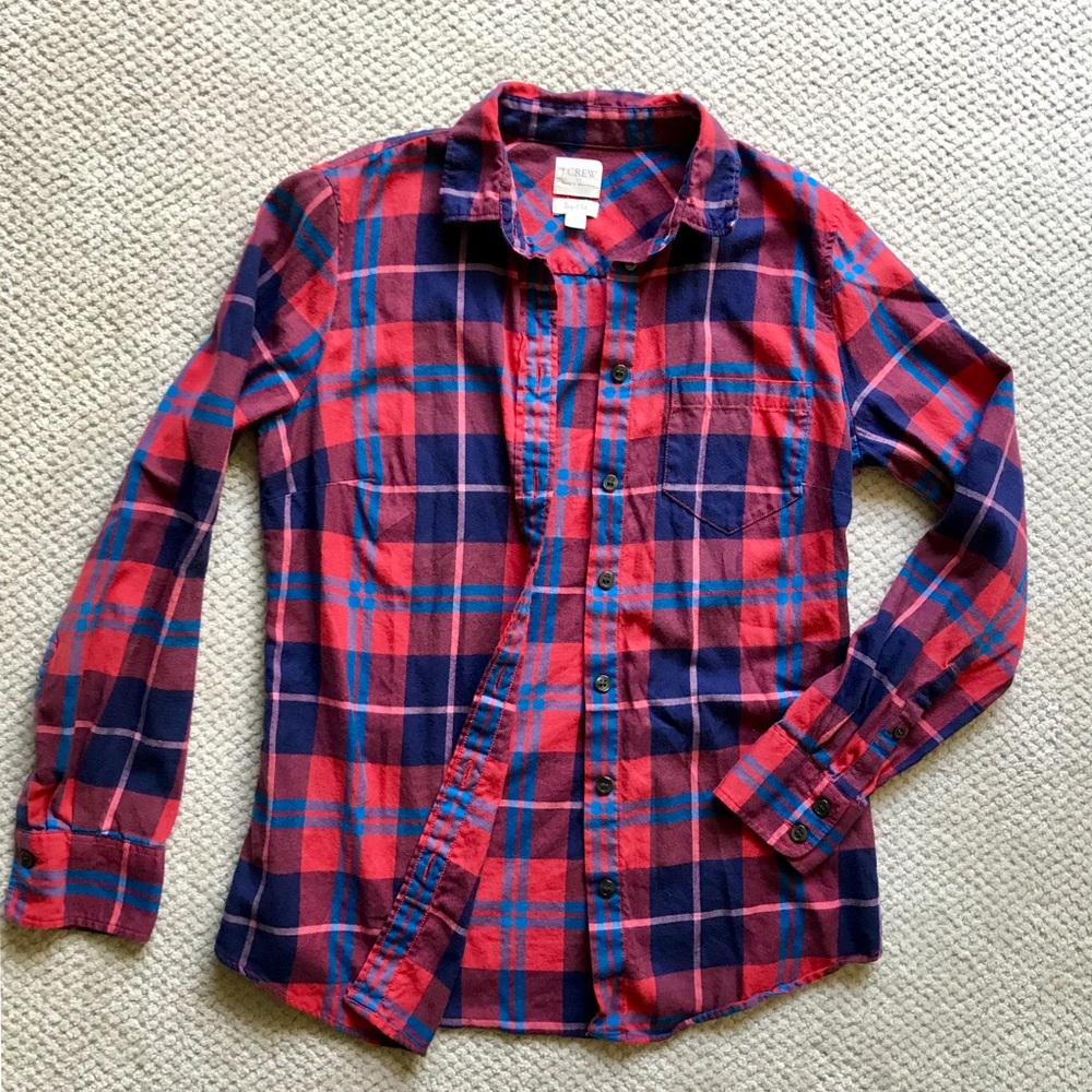 J. Crew perfect fit flannel